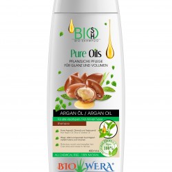 BIO-SHAMPOO ARGAN OIL - FOR SHINE AND VOLUME - PLANT-BASED CARE - 400ML